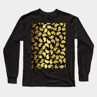 Gold Tear Drops Long Sleeve T-Shirt